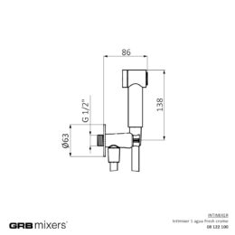 Bidetka podtynkowa Intimixer Intimixer 08122100