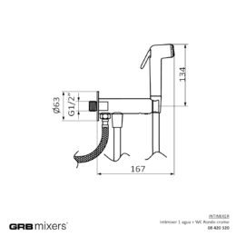 Bateria bidetowa podtynkowa Intimixer + WC Intimixer 08420320