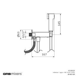 Bidetka podtynkowa Intimixer + WC Intimixer 08423320