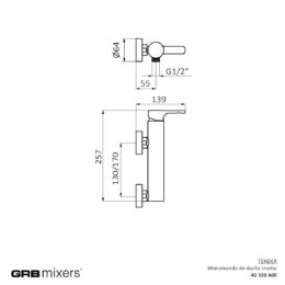 Bateria natryskowa Tender 40328400