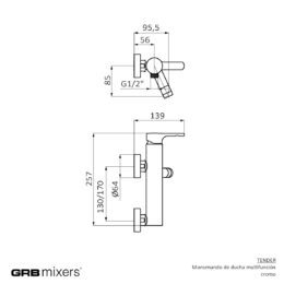 Multifunkcyjna bateria natryskowa Tender 40335400