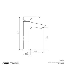 Bateria umywalkowa XL Tender 40538400