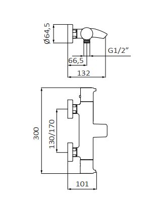 Bateria termostatyczna wannowo-natryskowa Stal EterNice PVD - Time - 47309493 - obrazek 3