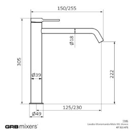 Bateria umywalkowa Male XXL TIME 47511471