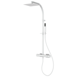 Zestaw natryskowy termostatyczny z kolumna natryskową Biały Epoxy - KALA - 60448602XL