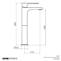 Bateria umywalkowa wysoka Kala 60515600