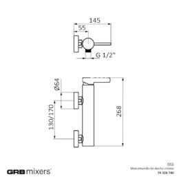 Bateria natryskowa Axis 74324740