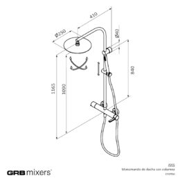 Zestaw natryskowy Axis 74499740XL