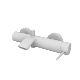 Bateria wannowo-natryskowa (bez oprzyrządowania) Biały Epoxy - Time - 47207411