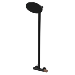 Zestaw natryskowy GYRO Czarny-Nogal (kolumna stała) - Cool - 90699929