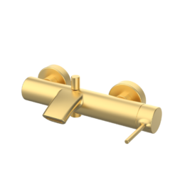 Bateria wannowo-natryskowa EterNice Szczotkowane Złoto PVD - Time - 47207488