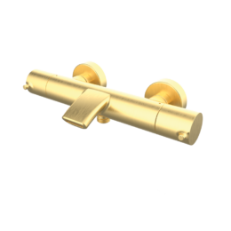 Bateria termostatyczna wannowo-natryskowa EterNice Szczotkowane Złoto PVD - Time - 47309488