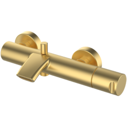 Bateria wannowo-natryskowa EterNice Szczotkowane Złoto PVD - Cool- 90207988