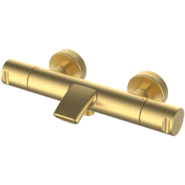 Bateria termostatyczna wannowo-natryskowa EterNice Szczotkowane Złoto PVD - Cool- 90307988