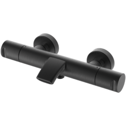 Bateria termostatyczna wannowo-natryskowa Czarny Metal EterNice PVD - Cool- 90307992