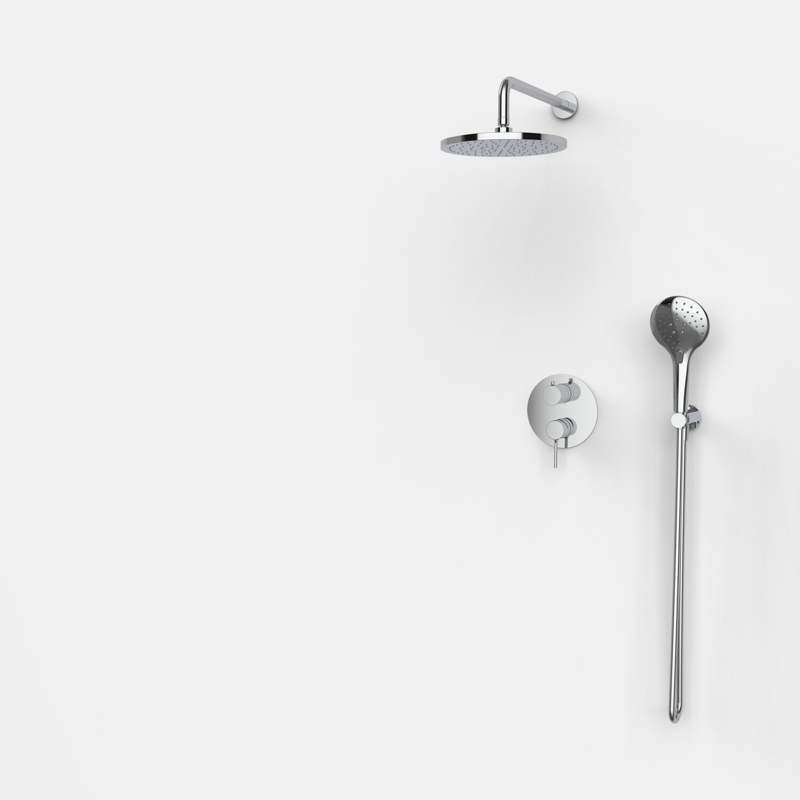 Zestaw podtynkowy mieszacz 2-drożny Chrom - TIME - 07047400