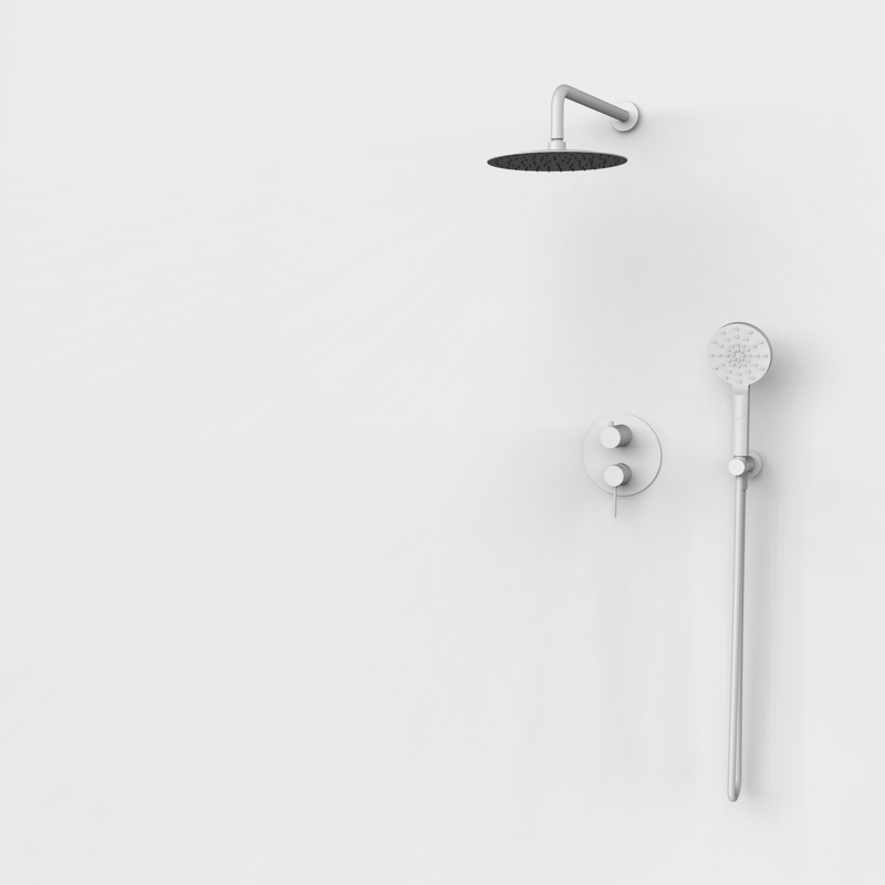 Zestaw podtynkowy mieszacz 2-drożny Biały Epoxy - TIME - 07047411