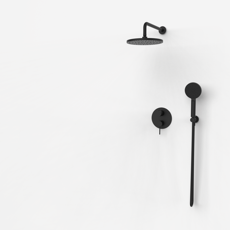 Zestaw podtynkowy mieszacz 2-drożny Czarny Epoxy - TIME - 07047422