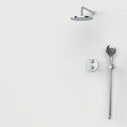 Zestaw podtynkowy termostatyczny 2-drożny Chrom - TIME - 07047500