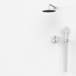 Zestaw podtynkowy termostatyczny 2-drożny Biały Epoxy- TIME - 07047511