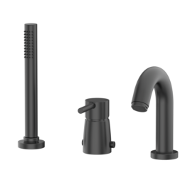 Bateria wannowa stojąca Metal Czarny EterNice PVD - TIME - 46232492