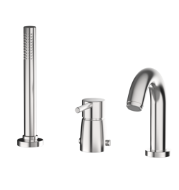 Bateria wannowa stojąca Stal EterNice PVD - TIME - 46232493