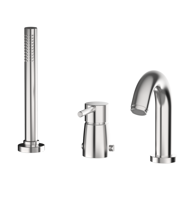 Bateria wannowa stojąca Stal EterNice PVD - TIME - 46232493