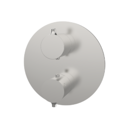 Bateria podtynkowa termostatyczna 1-drożna (komplet) Stal EterNice PVD - TIME - 47110493