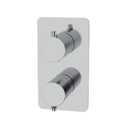 Bateria podtynkowa termostatyczna 2-drożna Chrom (komplet) - TIME - 47123470