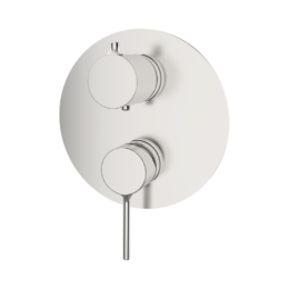 Bateria podtynkowa z przełącznikiem 3-drożna (komplet) Stal EterNice PVD - Time - 47145493