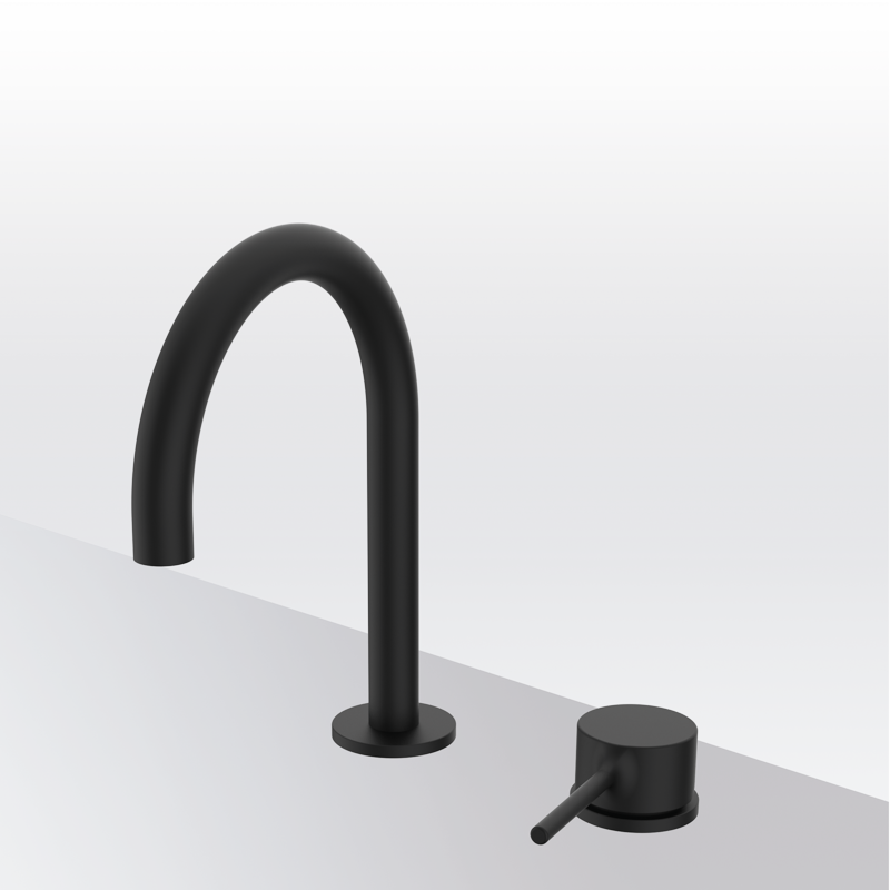 Bateria umywalkowa Czarny Epoxy Isola - TIME - 47300122