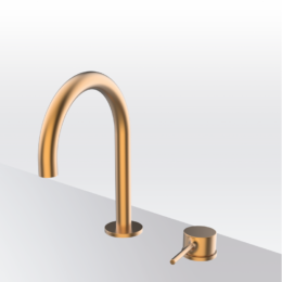 Bateria umywalkowa Miedź EterNice PVD Isola - TIME - 47300155