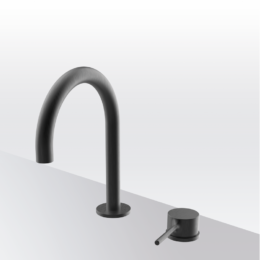 Bateria umywalkowa Metal Czarny EterNice PVD Isola - TIME - 47300192