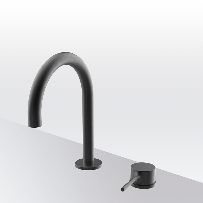 Bateria umywalkowa Metal Czarny EterNice PVD Isola - TIME - 47300192