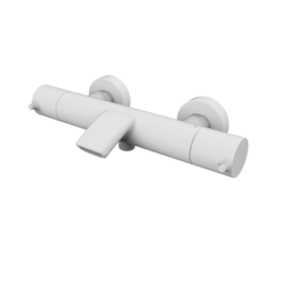 Bateria termostatyczna wannowo-natryskowa Biały Epoxy - Time - 47308411