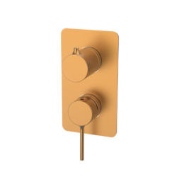 Bateria podtynkowa z przełącznikiem 3-drożna Miedź EterNice - TIME - 47345455