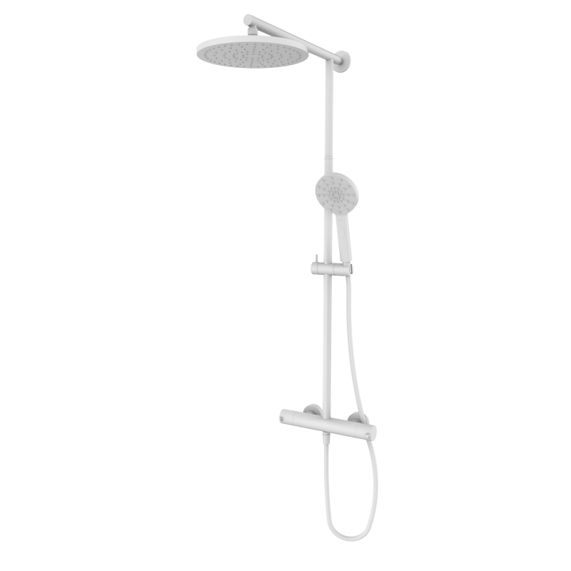 Zestaw natryskowy termostatyczny Biały Epoxy - TIME - 47425471 TLC