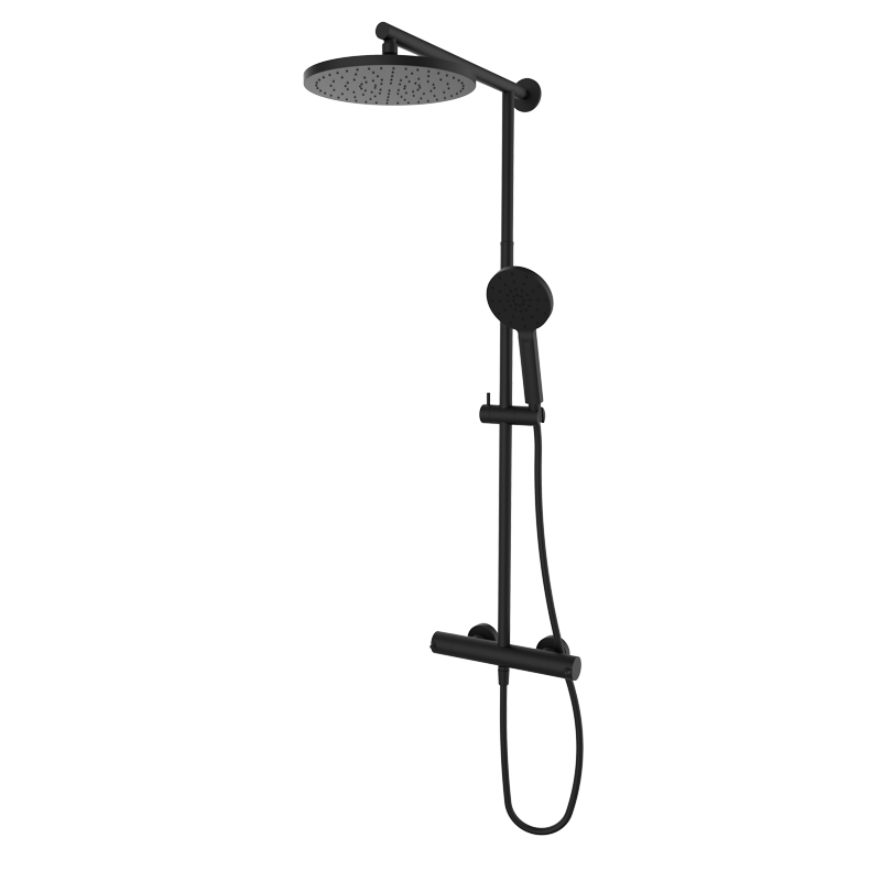 Zestaw natryskowy termostatyczny Czarny Epoxy - TIME - 47425472 TLC