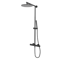 Zestaw natryskowy termostatyczny Metal Czarny EterNice - TIME - 47425492 TLC