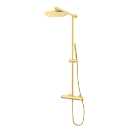 Zestaw natryskowy Złoto Szczotkowane EterNice - TIME - 47499488 TLC