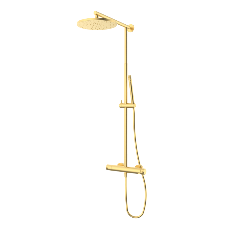 Zestaw natryskowy Złoto Szczotkowane EterNice - TIME - 47499488 TLC