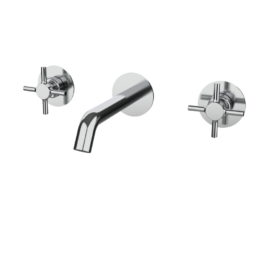 Bateria umywalkowa podtynkowa Chrom - TIME - 47571200