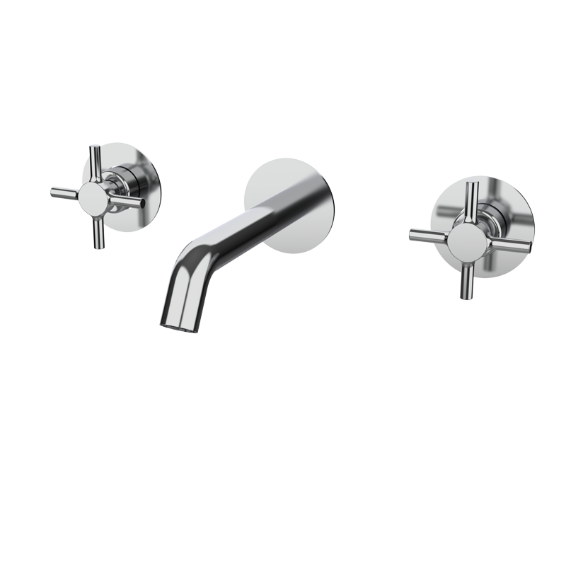 Bateria umywalkowa podtynkowa Chrom - TIME - 47571200