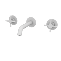 Bateria umywalkowa podtynkowa Biały Epoxy - TIME - 47571211