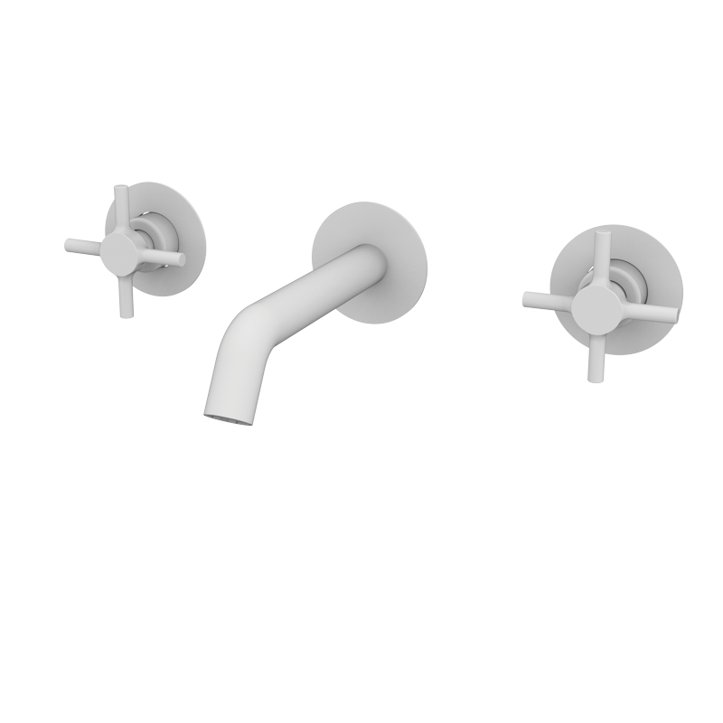 Bateria umywalkowa podtynkowa Biały Epoxy - TIME - 47571211