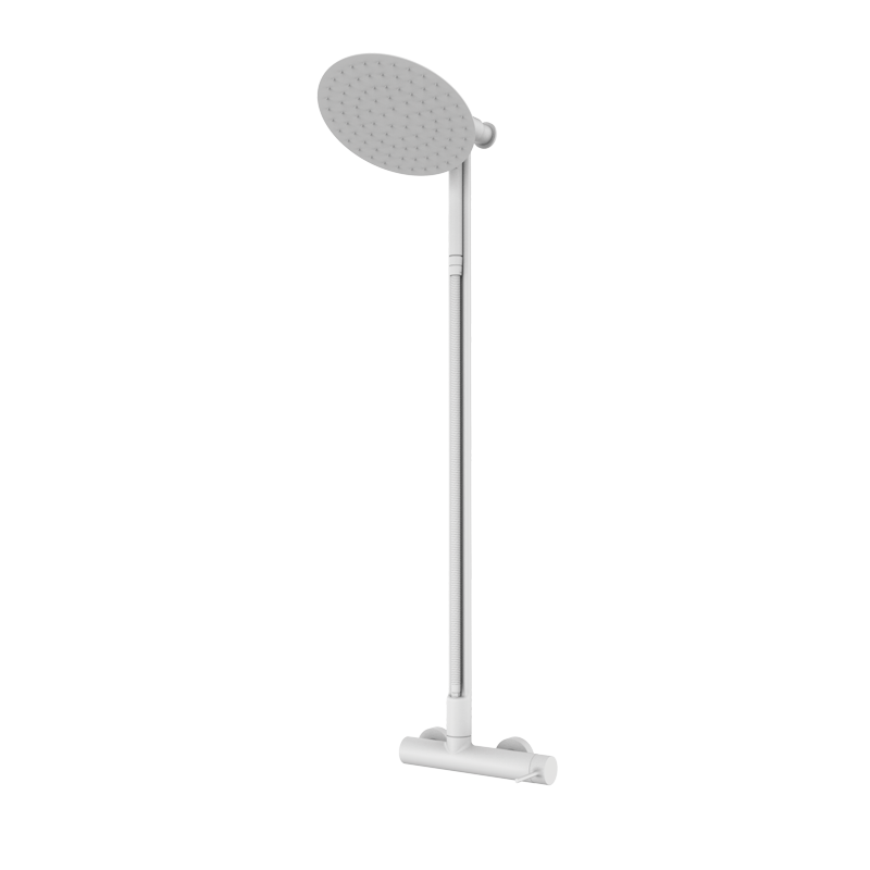 Zestaw natryskowy GYRO (kolumna stała) Biały Epoxy - Time - 47699471