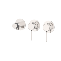 Bateria natryskowa podtynkowa pozioma 2-drożna z przełącznikiem Stal EterNice PVD - TIME - 47735455 (Kopia)