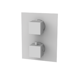 Bateria podtynkowa termostatyczna 3-drożna Biały Epoxy - KALA - 50130511