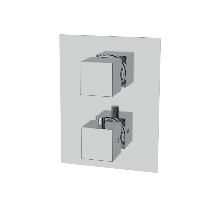 Bateria podtynkowa termostatyczna 3-drożna Chrom - KALA - 50130520