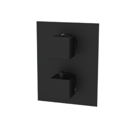 Bateria podtynkowa termostatyczna 3-drożna Czarny Epoxy - KALA - 50130522